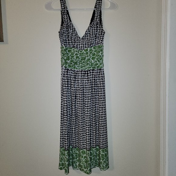 Robe Nine West Femme - Bleu Et Blanc Rayé - Taille 10 - Occasion Très Bon état
